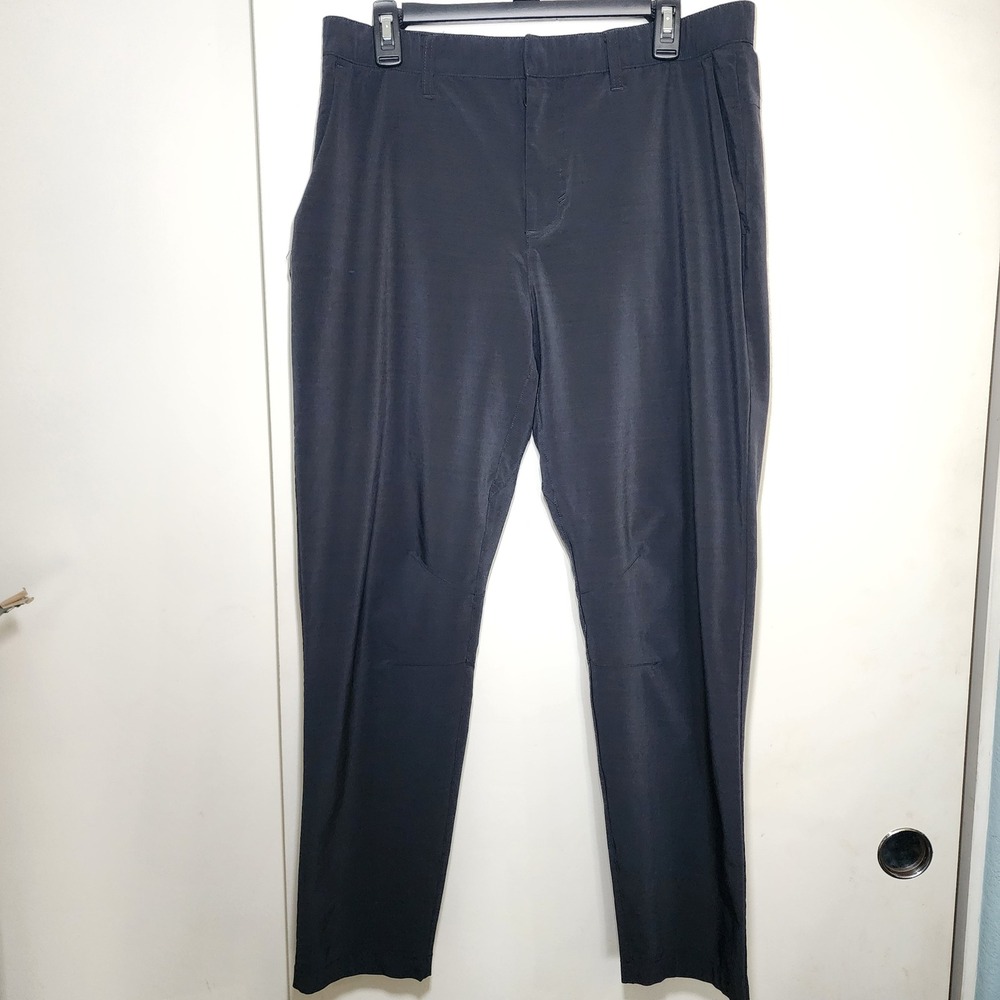 Fabletics The Only Pant Mens Large Black Excellent Tapered Stretch Performance